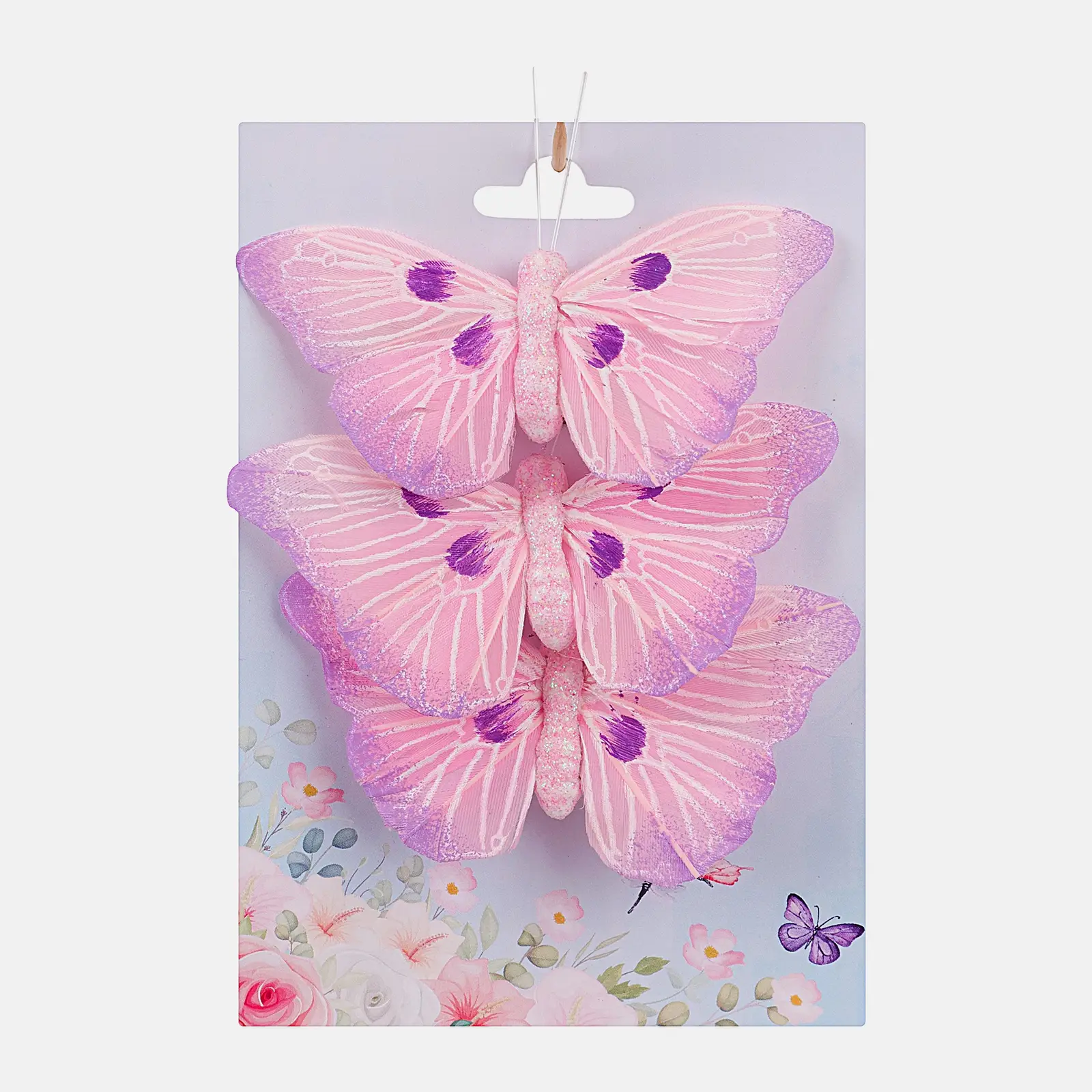 Набор пасхальных украшений Бабочки 3шт в ассортименте