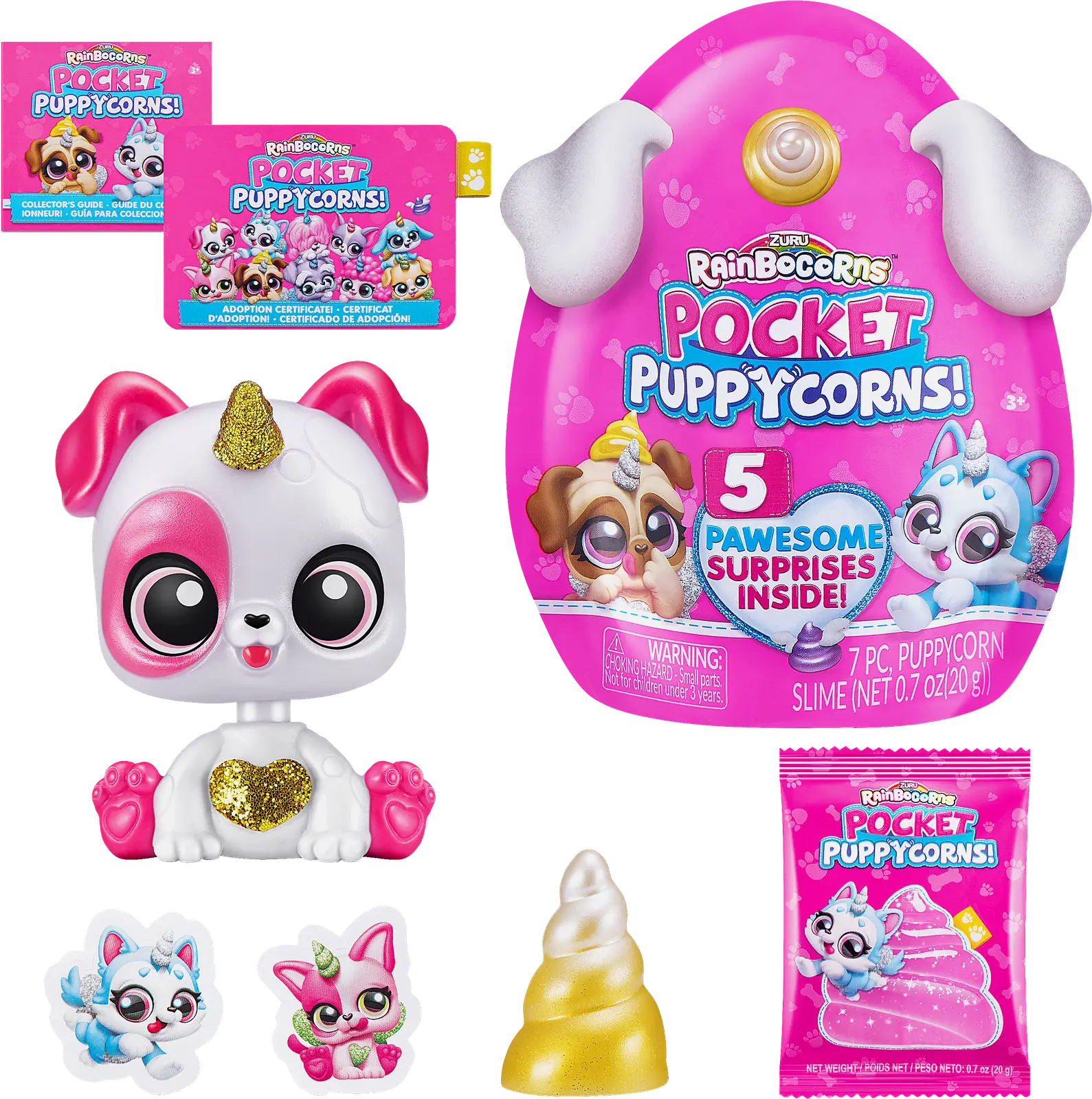 Игрушка Zuru RainBocoRns Puppycorn плюш в яйце 59г 15.5*5.5*13см