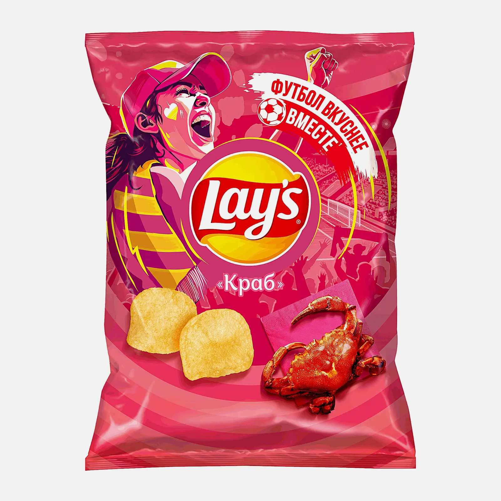 Чипсы Lays Краб 140г