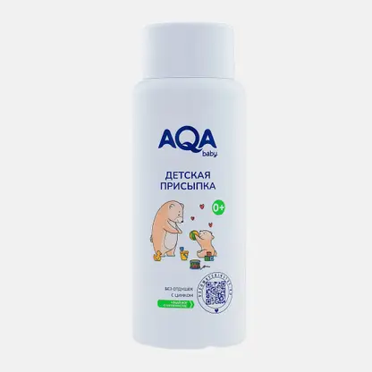 Присыпка детская Aqa Baby без парабенов и отдушки 0+ 100г