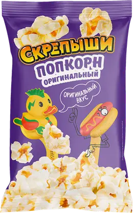 Попкорн Скрепыши оригинальный для микроволновой печи 85г