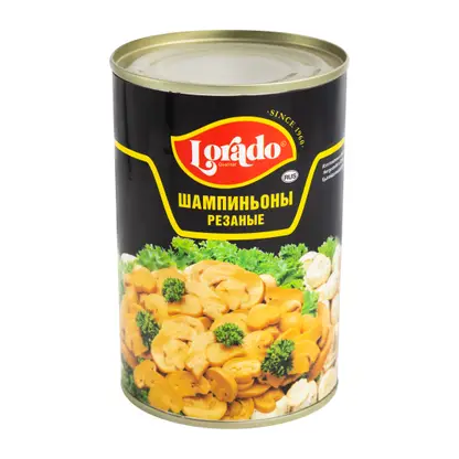 Изображение товара Шампиньоны Lorado резаные 425мл