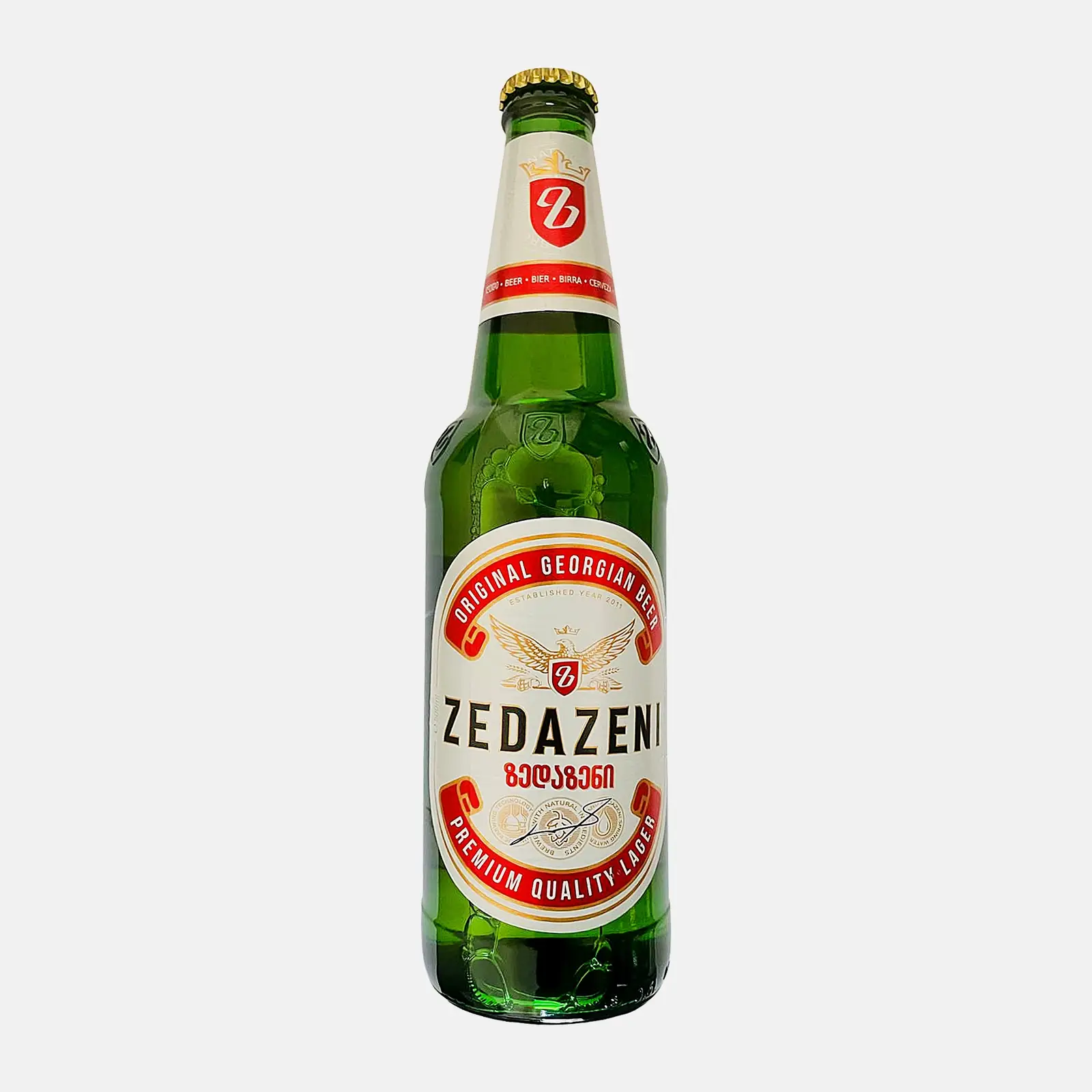 Светлое пиво фильтрованное Lager Zedazeni 5% 500мл Светлое пиво фильтрованное Lager Zedazeni 5% 500мл