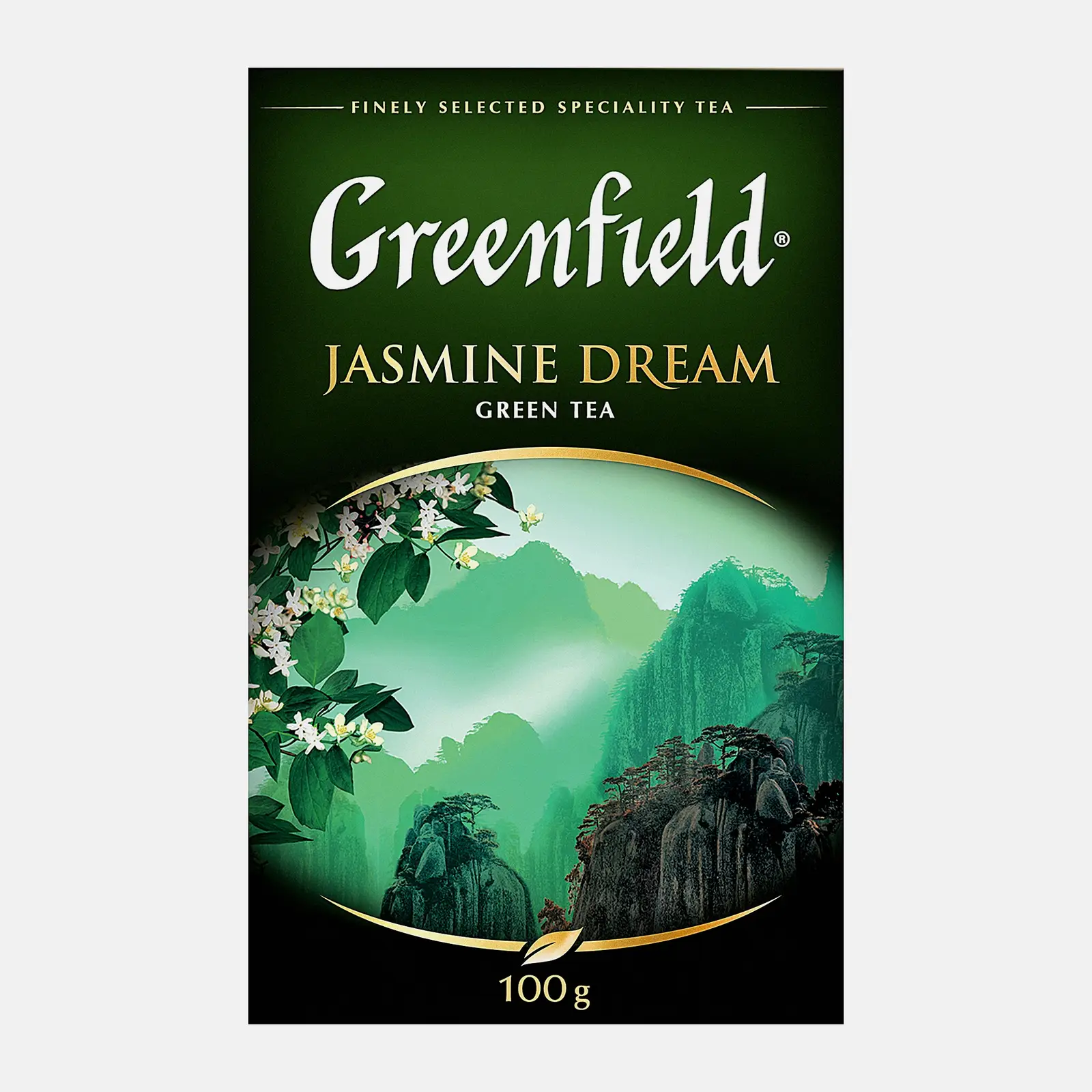 Изображение товара Зеленый чай Greenfield Jasmine Dream крупнолистовой 100г с жасмином