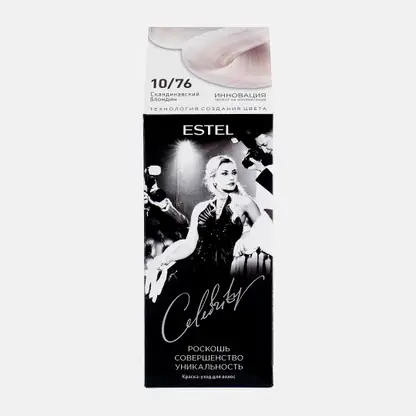 Крем-краска для волос Estel Celebrity 10/76 Скандинавский блонд 140мл