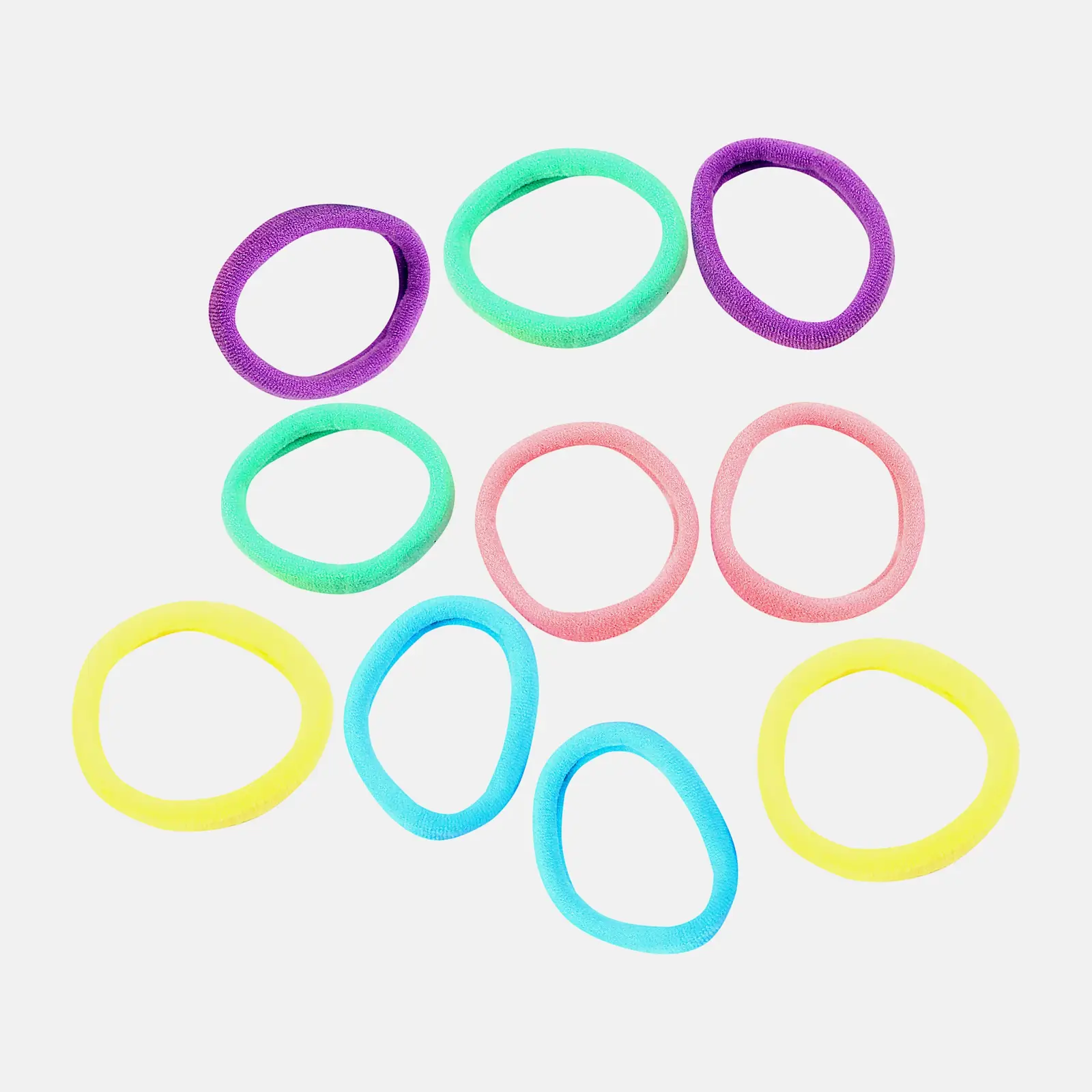 Резинки для волос LAF разноцветные базовые 1400 3*13*6см в ассортименте