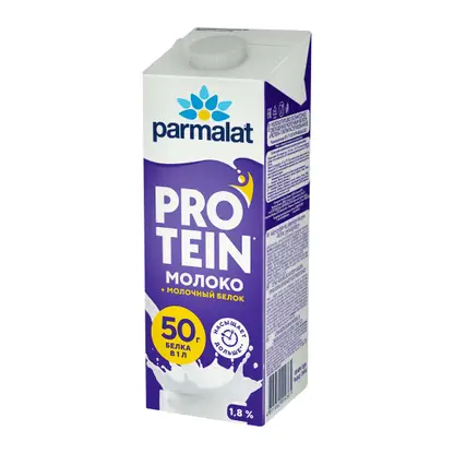 Изображение товара Молоко безлактозное ультрапастеризованное Parmalat Protein 1.8% 1л