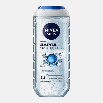 Гель для душа Заряд чистоты NIVEA Men 250мл