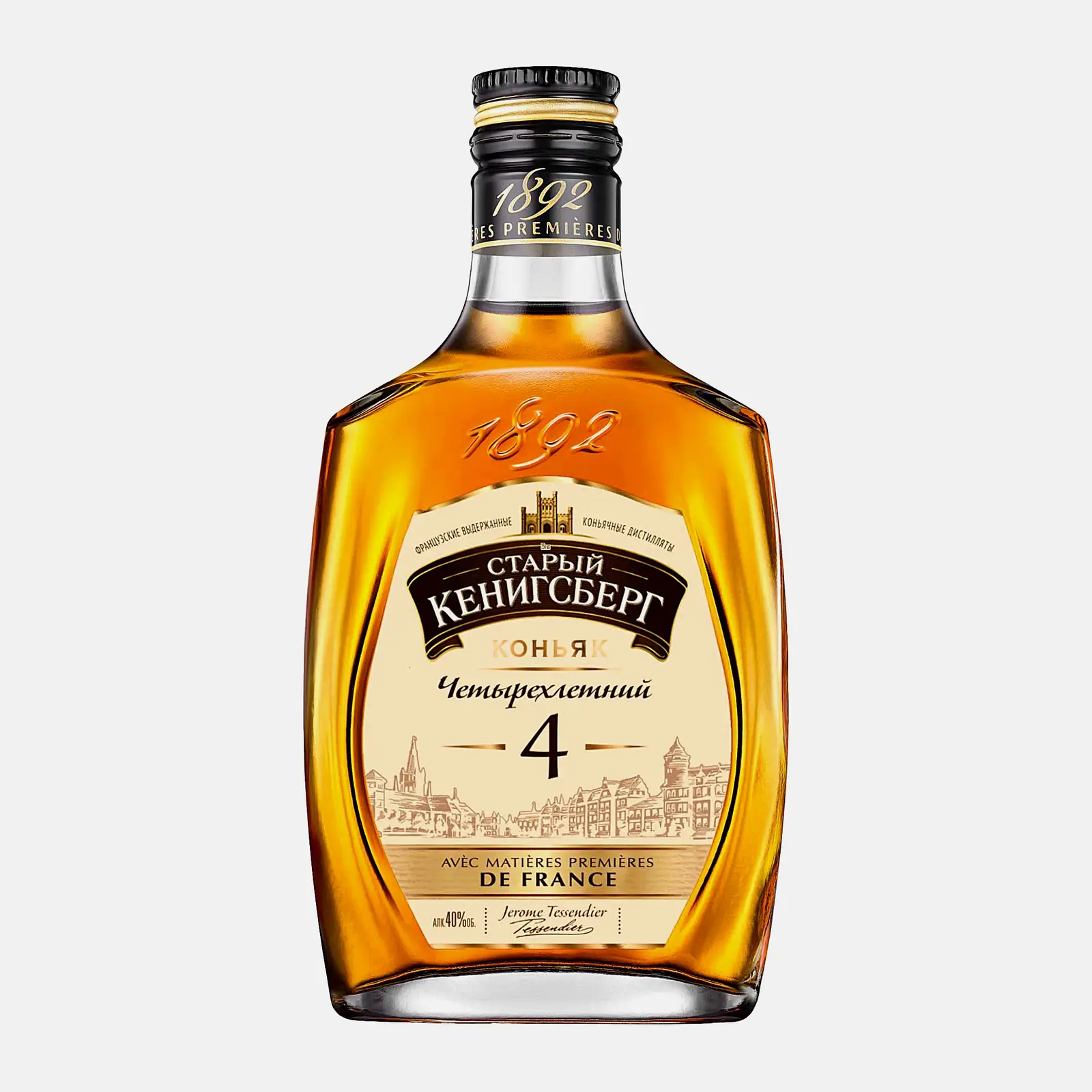 Изображение товара Коньяк Старый Кенигсберг 4 года 40% 250мл натуральный выдержанный