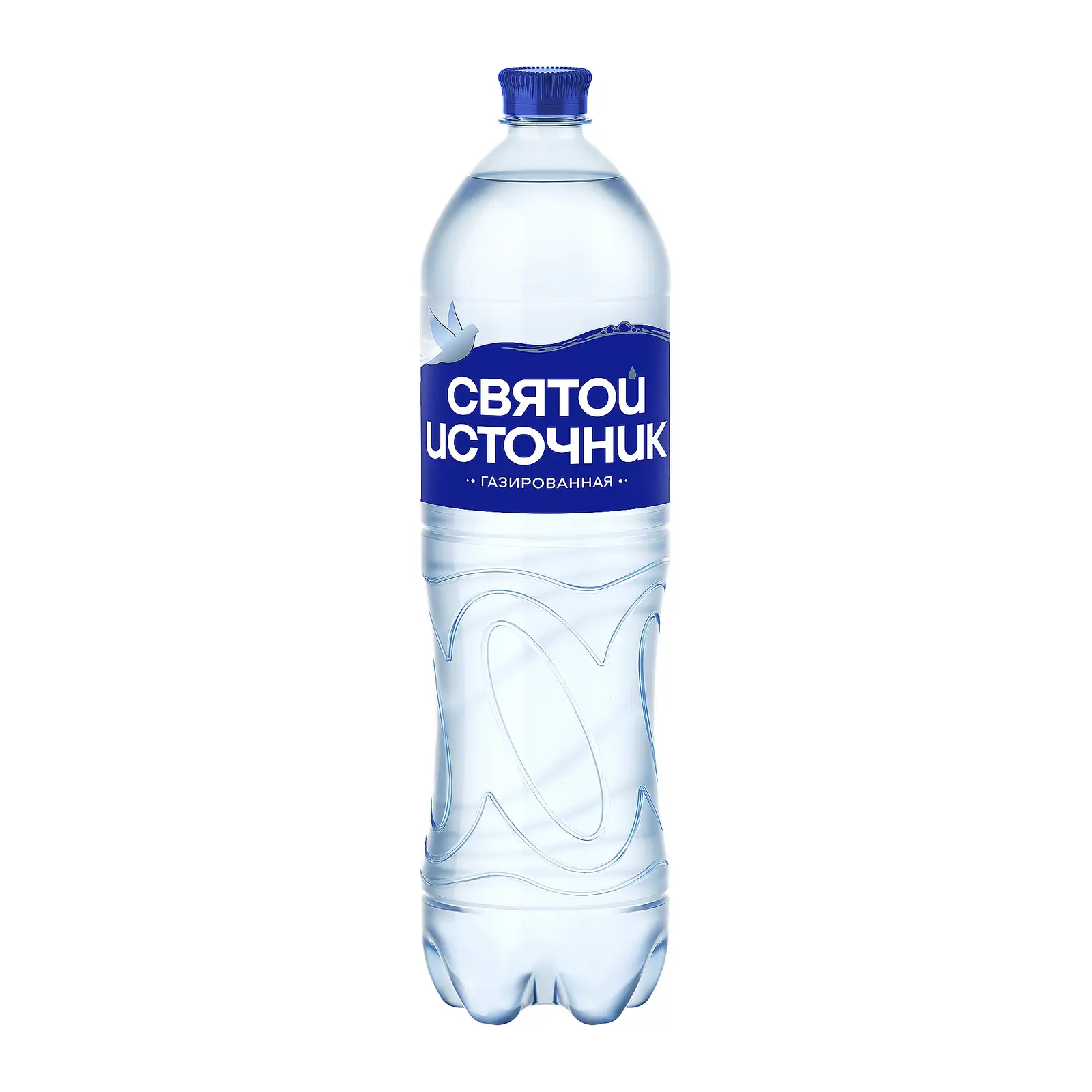 Изображение товара Вода Святой Источник питьевая газированная 1.5л