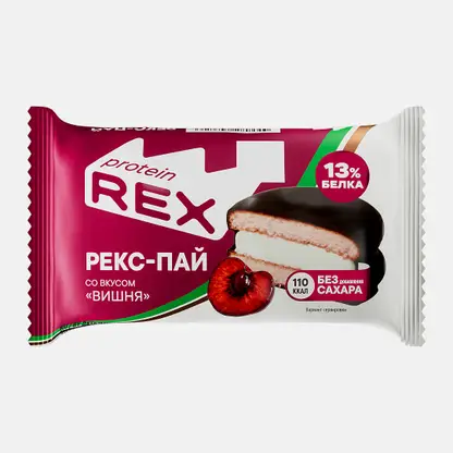 Печенье глазированное вишня без сахара Protein Rex 30г