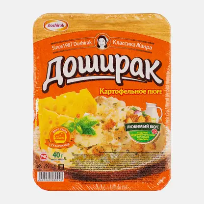 Пюре Доширак Премиум картофельное со вкусом сыра 40г