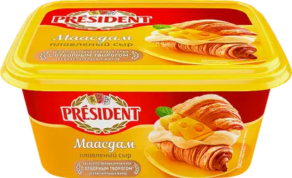 Сыр плавленый President Маасдам 45% 400г
