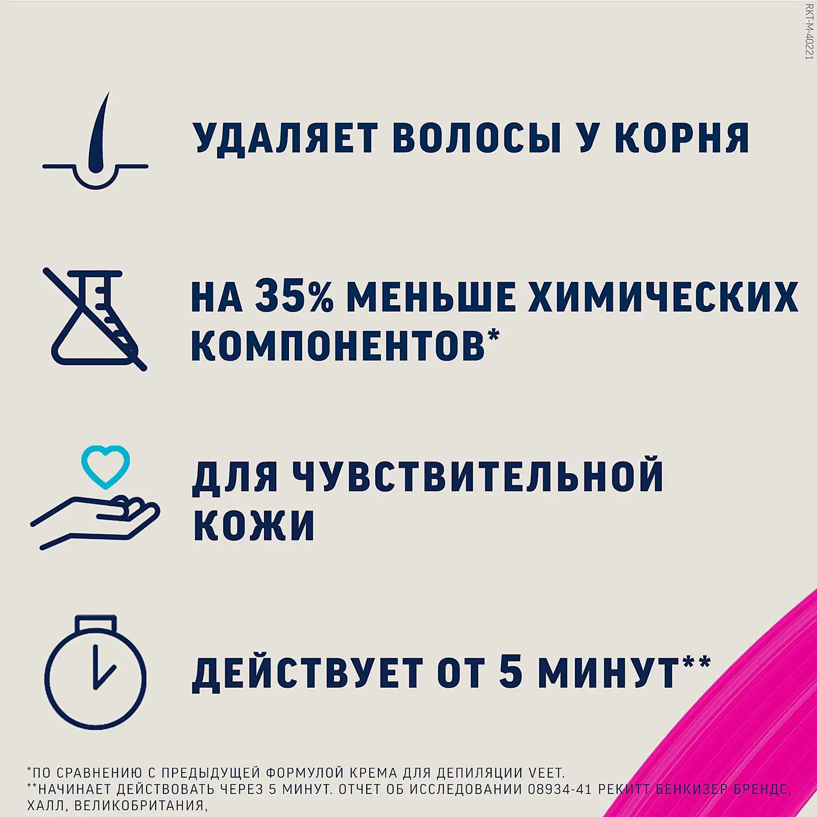 Крем для депиляции Veet Minima для чувствительной кожи 100мл