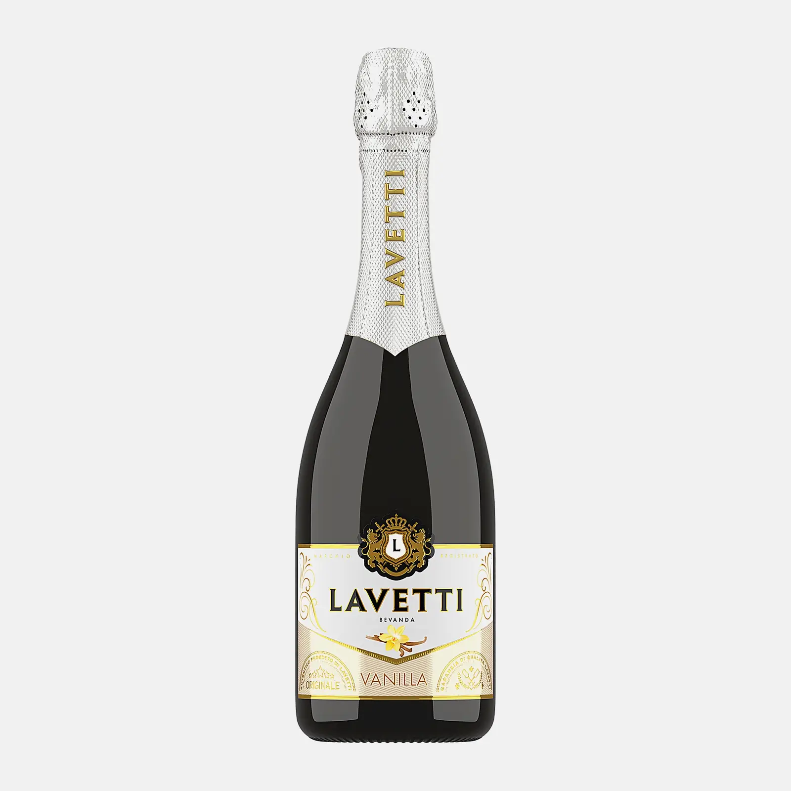 Изображение товара Напиток Lavetti Ванилла белый игристый сладкий 750 мл