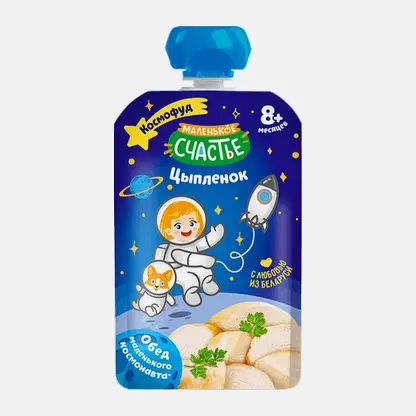 Пюре из цыпленка Маленькое счастье 80г