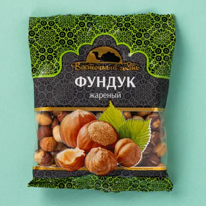 Изображение товара Жареный фундук Восточный Гость 130г натуральный орех для перекуса и десертов Изображение товара Жареный фундук Восточный Гость 130г натуральный орех для перекуса и десертов