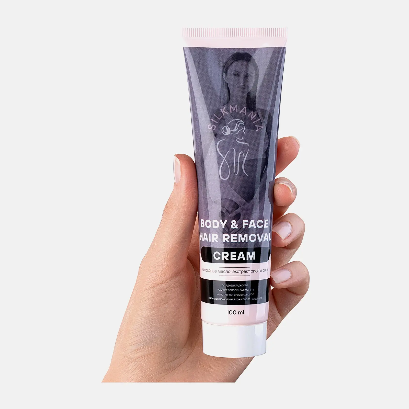 Крем для депиляции Silkmania для лица и тела 100мл