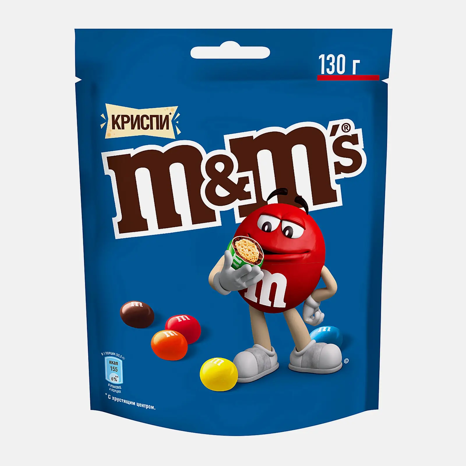 Драже Crispy с хрустящим центром M&M's 130г