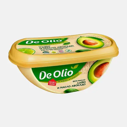 Крем лайм масло и авокадо De Olio 72.5% 220г