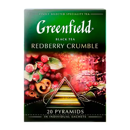 Изображение товара Чай черный Greenfield Redberry Crumble 20пир 36г