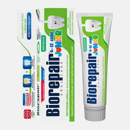Детская зубная паста 6-12 лет Biorepair Junior 75мл