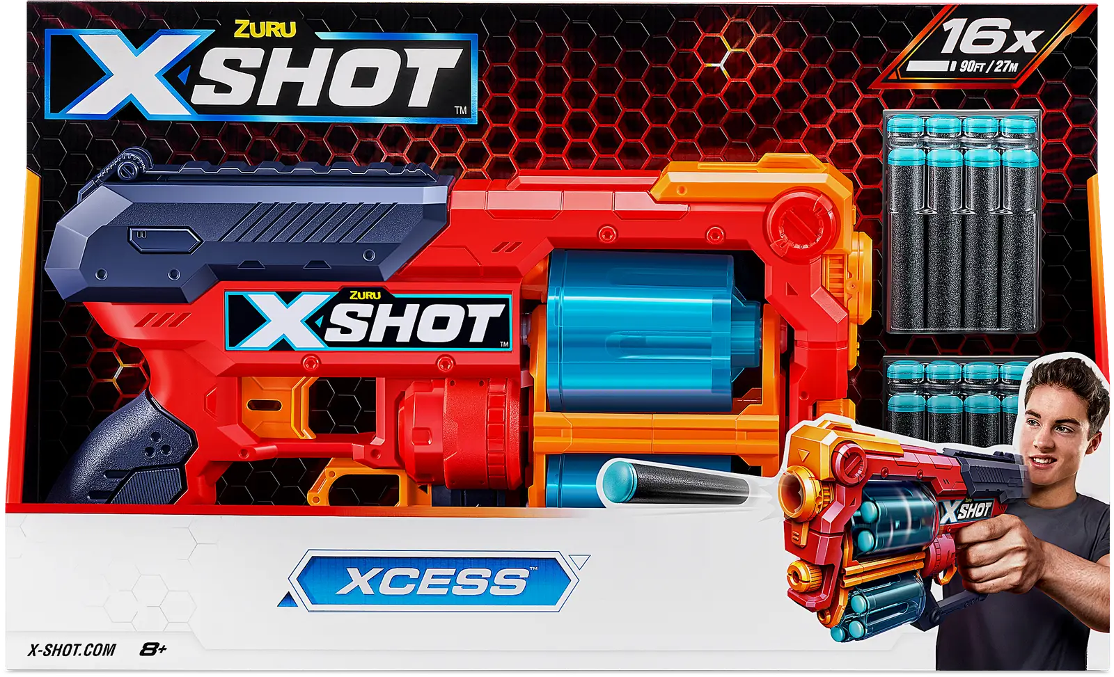 Игрушка X-Shot бластер Xcess 540г 30*18*6см - фото 3