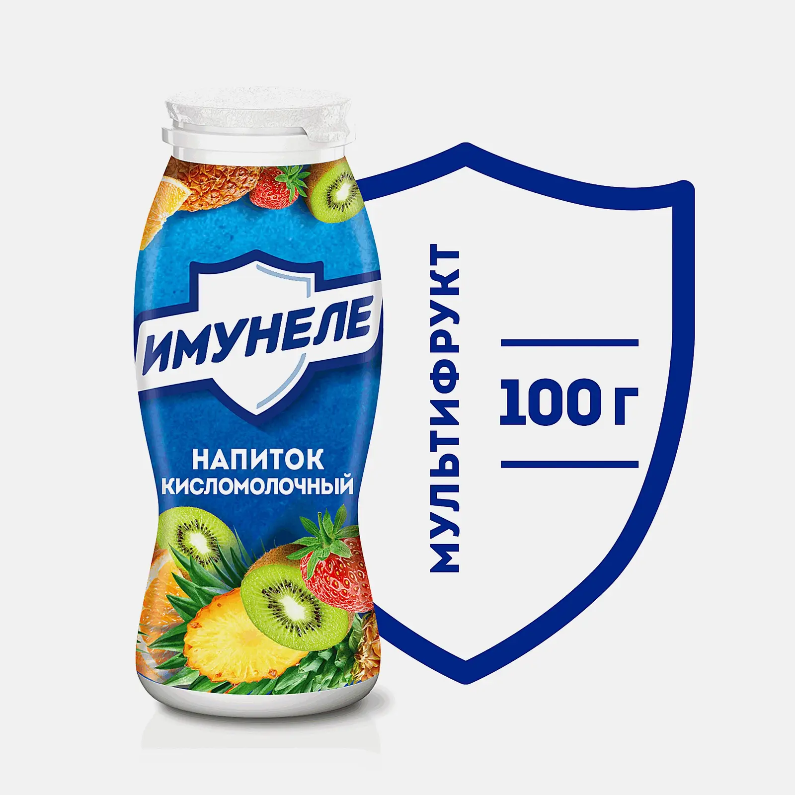 Напиток кисломолочный Имунеле Мультифрукт 1.2% 100г