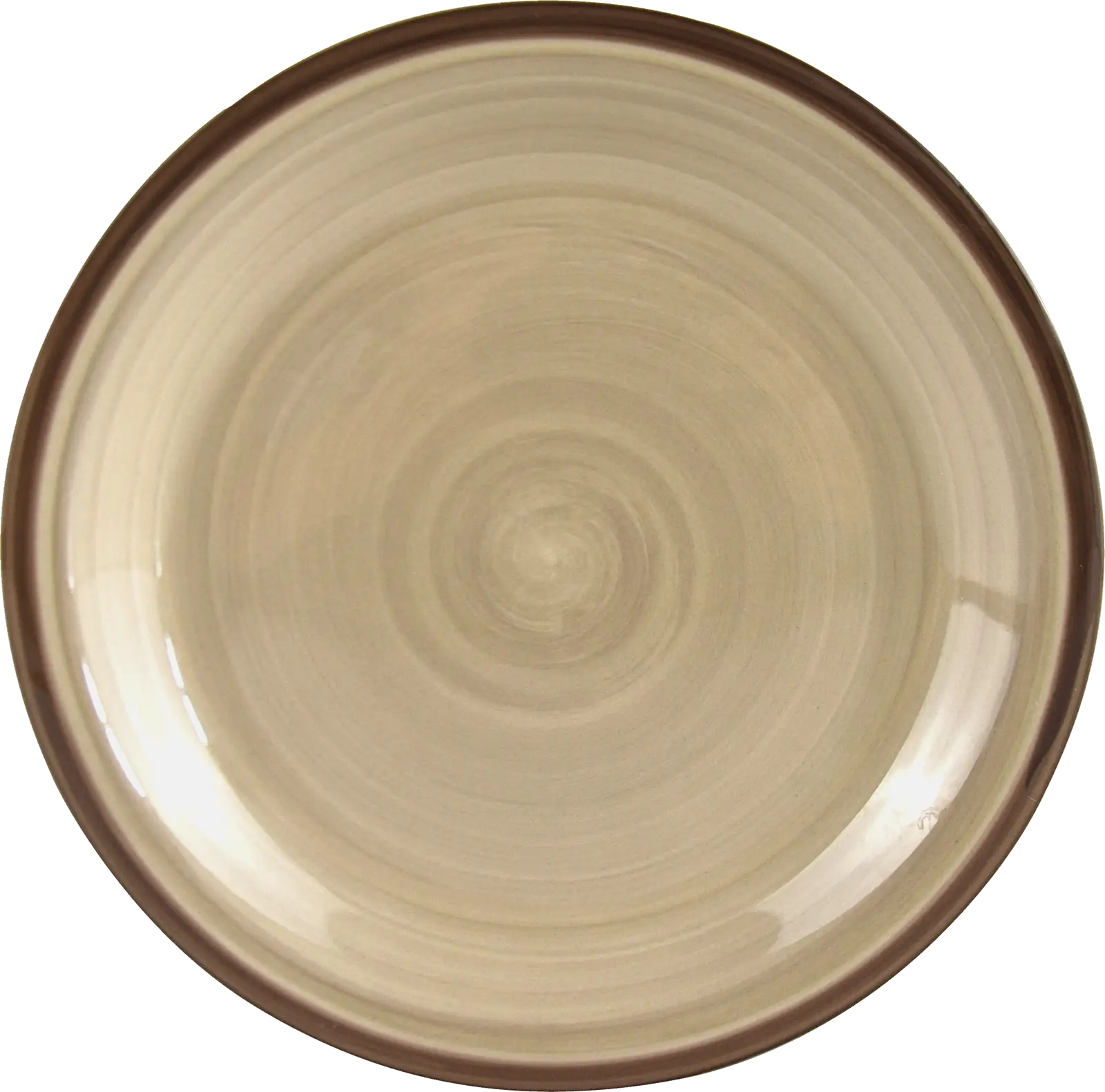 Тарелка Бежевая керамика десертная d-19см