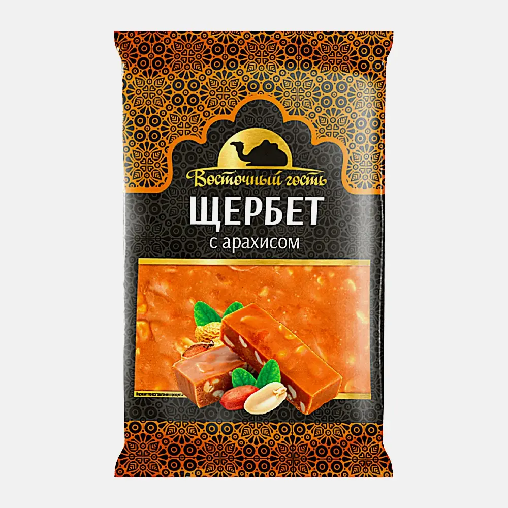 Изображение товара Щербет Восточный Гость с арахисом 200г натуральный десерт вкусный