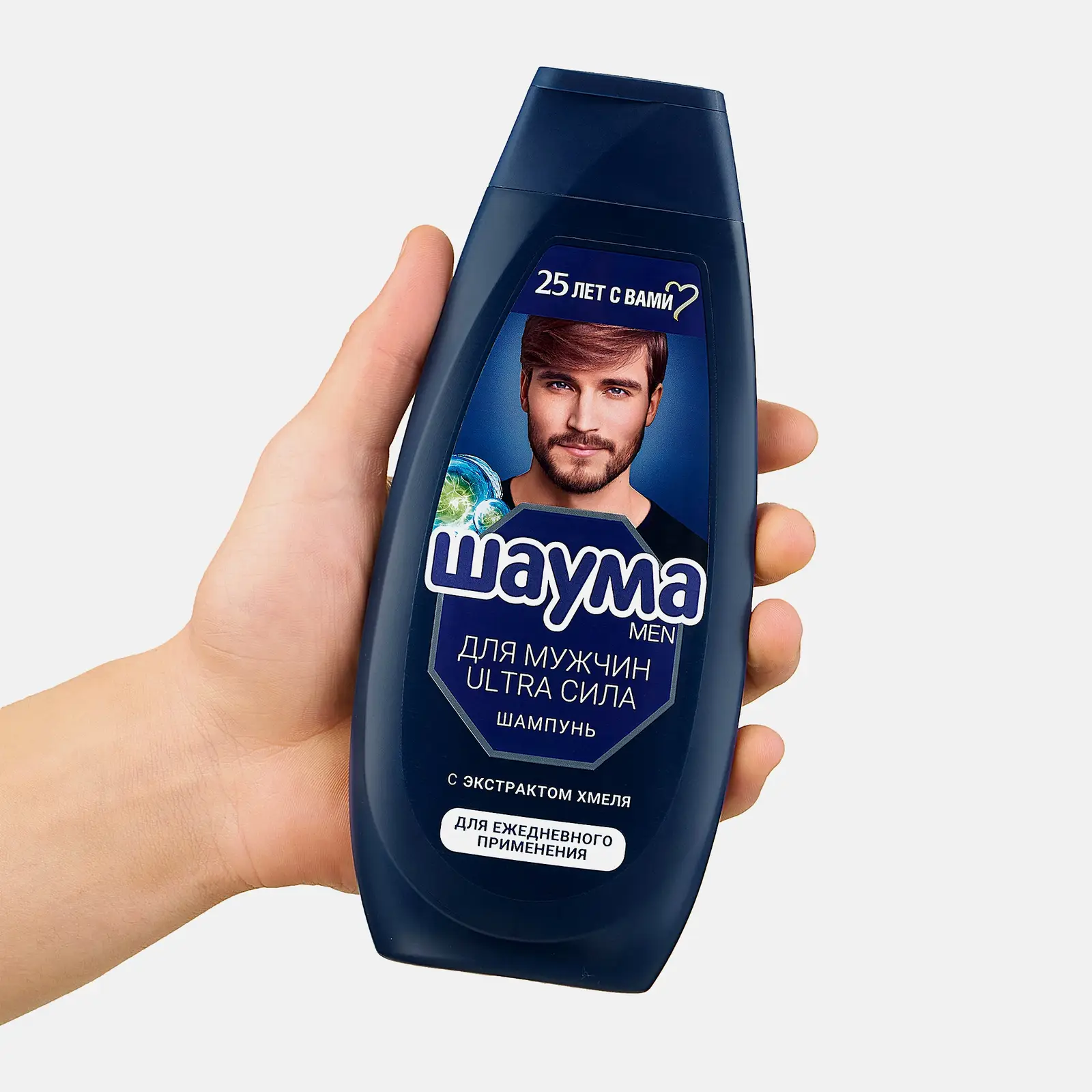 Шампунь для волос Шаума Men Ультрасила с хмелем для ежедневного применения мужской 360мл