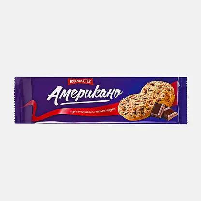 Печенье Кухмастер Американо с кусочками шоколада 270г