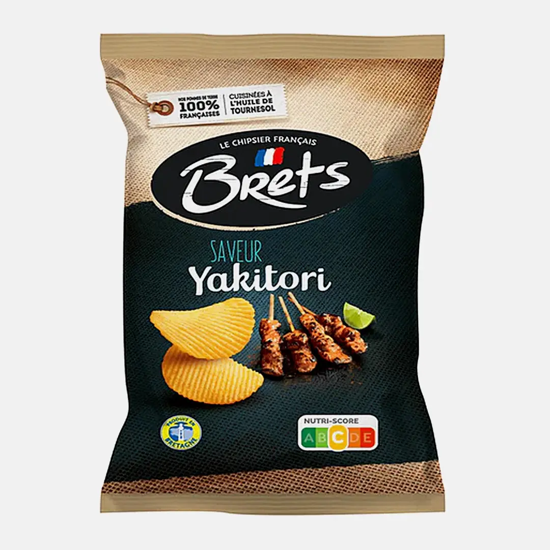 Чипсы со вкусом якитори Brets 125г
