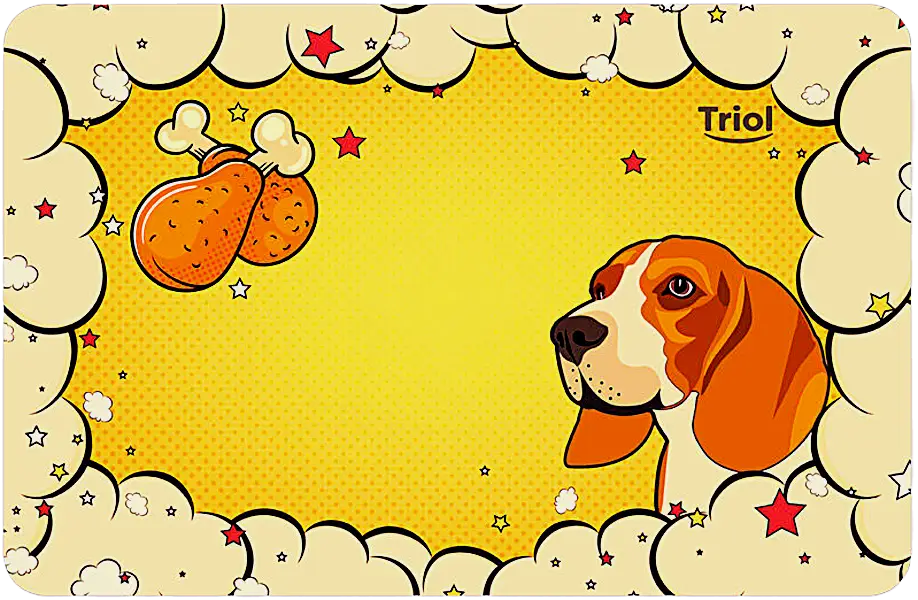 Коврик под миску Triol для животных 430*280мм в ассортименте - фото 3
