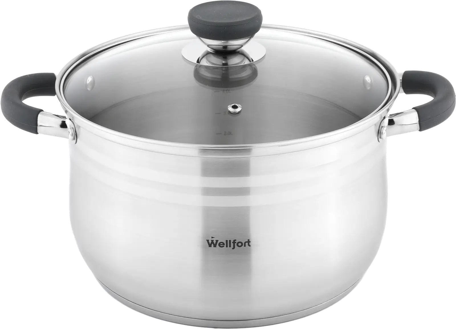 Кастрюля Wellfort Harmony нержавеющая сталь 6.5л