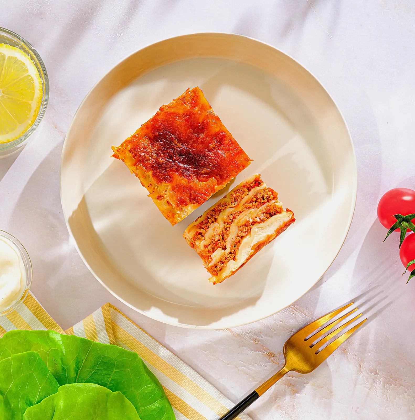 Изображение товара Лазанья М Кухня 300 г с куриным филе и сыром