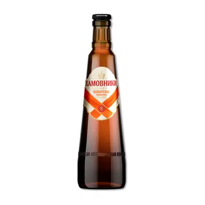 Изображение товара Пиво Хамовники Баварское светлое нефильтрованное 4.8% 450мл