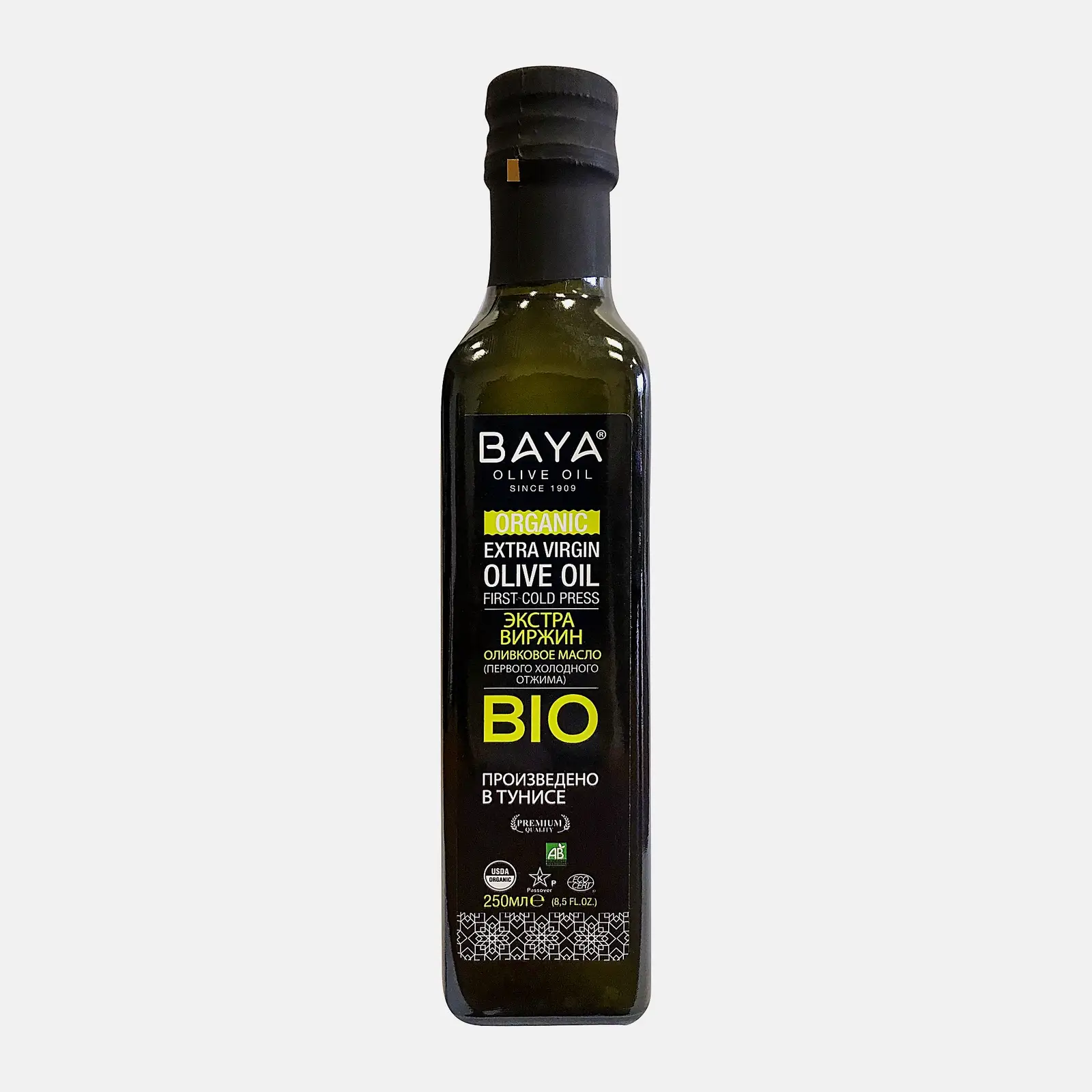 Оливковое масло нерафинированное Extra Virgin Baya 250мл