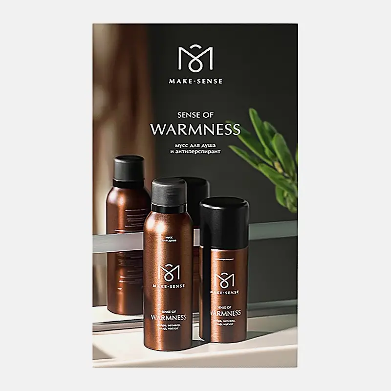 Подарочный набор Make Sense Sense of Warmness Мусс для душа 200мл + Антиперспирант 150мл в ассортименте