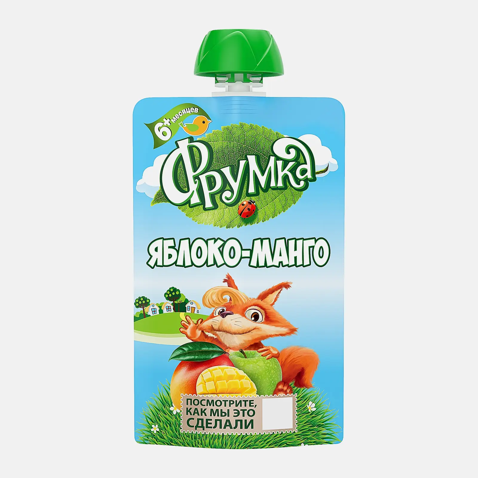 Пюре яблоко-манго с 6 месяцев Фрумка 90г
