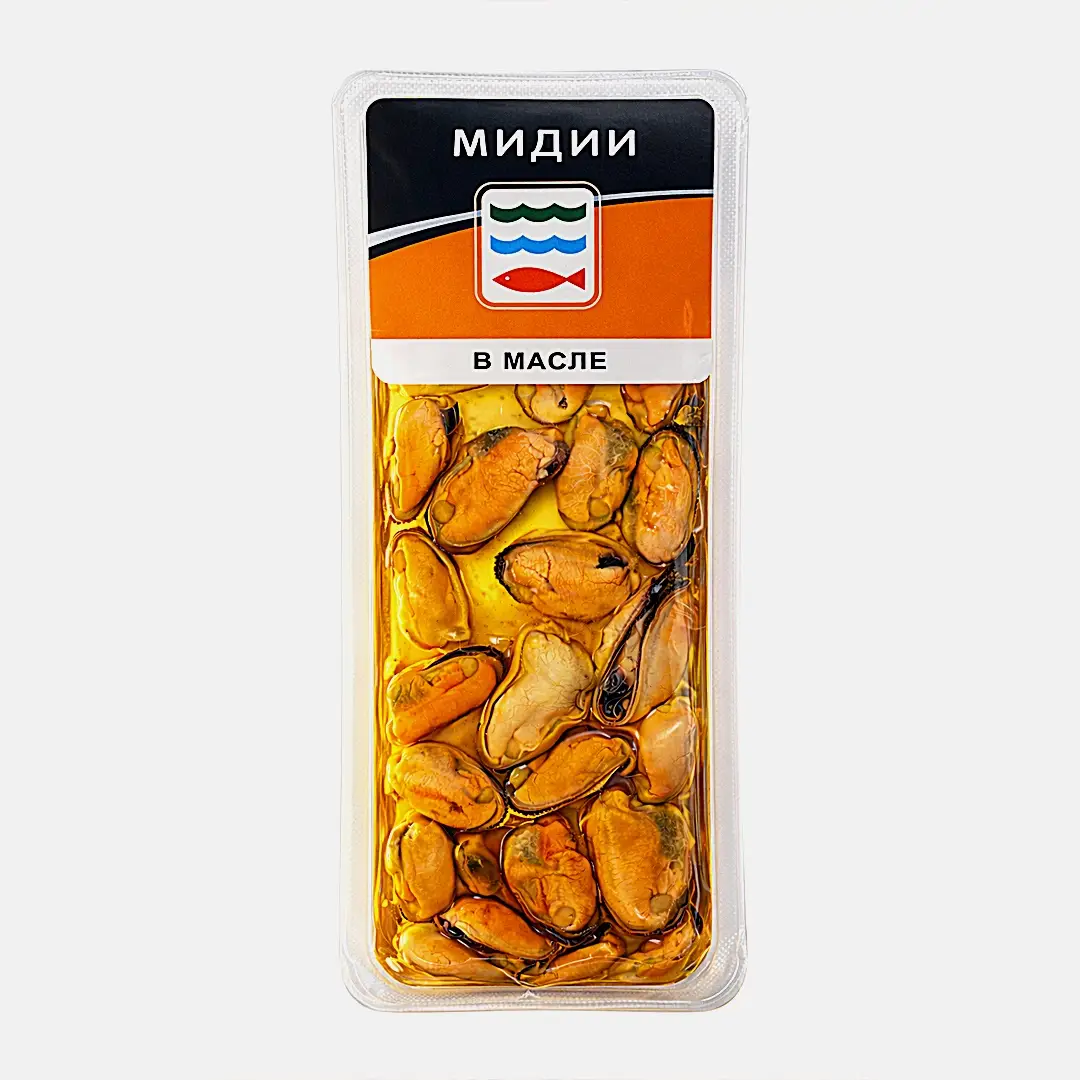 Изображение товара Мидии в масле 3 Fish 150г - консервированные морепродукты