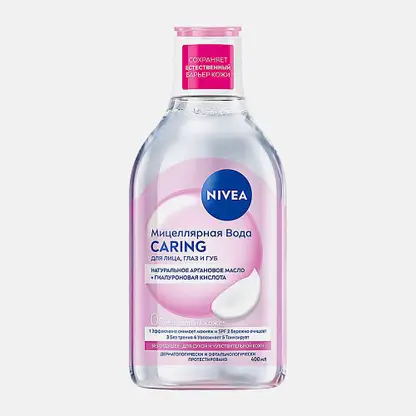 Мицеллярная вода для сухой и чувствительной кожи 3в1 NIVEA 400мл