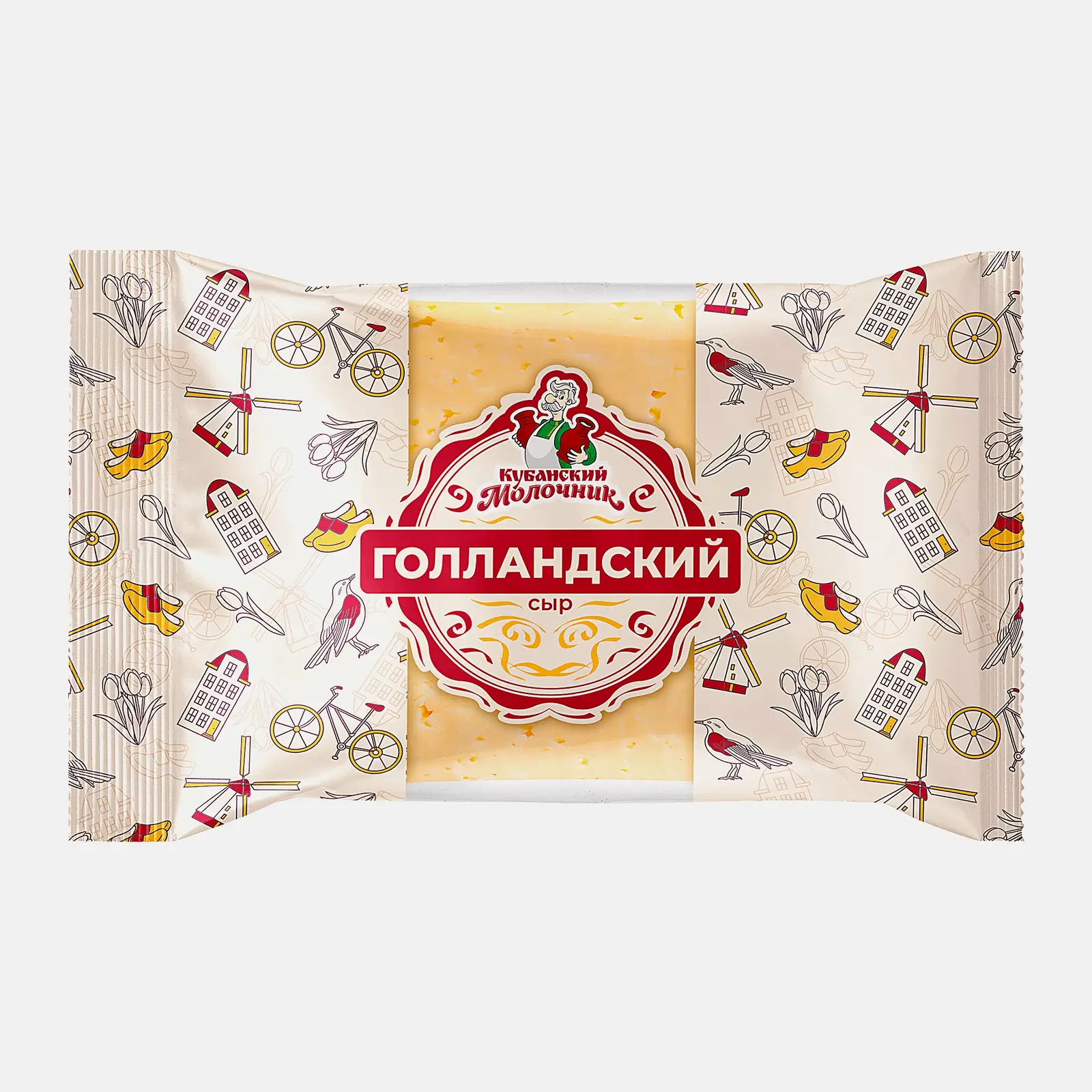 Сыр Староминский сыродел Голландский 45% весовой