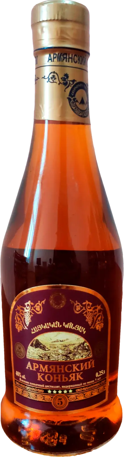 Изображение товара Коньяк Армянский 5 лет 40% 250мл - превосходный напиток