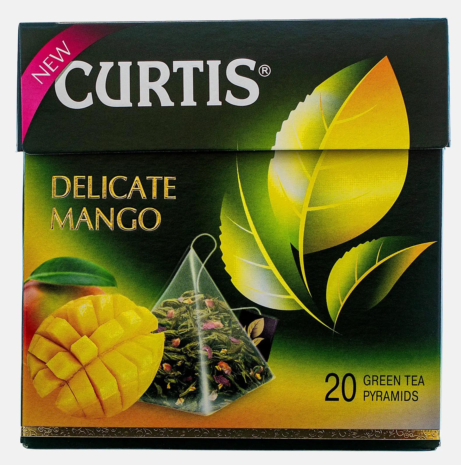 Чай зеленый Curtis Delicate Mango 20пак - фото 4 Чай зеленый Curtis Delicate Mango 20пак - фото 4