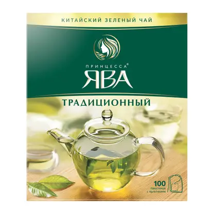 Изображение товара Чай зеленый Принцесса Ява Китайский 100пак