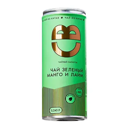 Изображение товара Напиток Coolbrew Чай зеленый манго-лайм 245мл