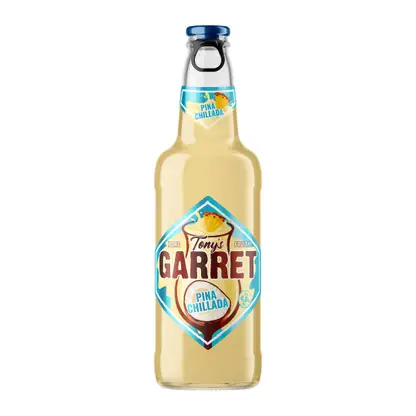 Пивной напиток Tonys Garret Hard Pina Chill пастеризованный 4.6% 400мл
