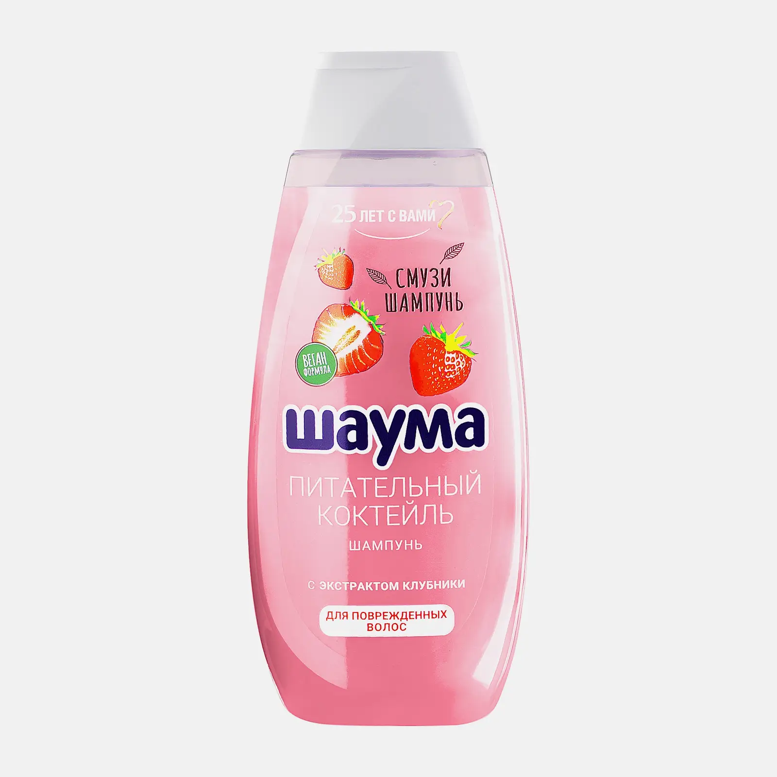 Шампунь для волос Шаума Питательный коктейль для поврежденных волос женский 370мл
