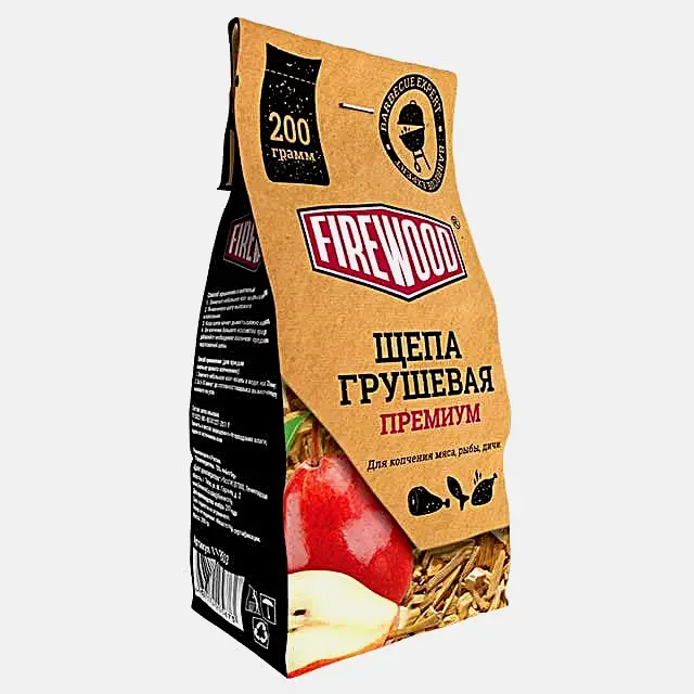 Щепа для копчения Депо Firewood Груша 200г Щепа для копчения Депо Firewood Груша 200г